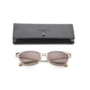 RAG & BONE Clear Multi 55mm Square Sunglasses